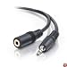 C2G / Cables to Go 13787 6 feet 3.5 mm Male/Female Stereo Audio Extension Cable  Black