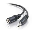 C2G / Cables to Go 13787 6 feet 3.5 mm Male/Female Stereo Audio Extension Cable  Black