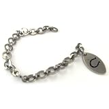 NFL Indianapolis Colts Stainless Steel Sports Charm Bracelet