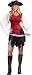 Classic Pirate Lady SEXY Womens 2 Piece Costume Halloween