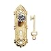 Dollhouse Miniature Crystal Opryland Doorknob w/Plate & Key by Houseworks
