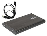 Sabrent SBT-EKU25 Ultra Slim USB 2.0 2.5-inch IDE/PATA Hard Drive Enclosure (Black)