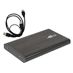 Sabrent SBT-EKU25 Ultra Slim USB 2.0 2.5-inch IDE/PATA Hard Drive Enclosure (Black)
