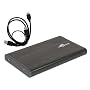Sabrent SBT-EKU25 Ultra Slim USB 2.0 2.5-inch IDE/PATA Hard Drive Enclosure (Black)