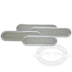 Vetus Aluminum Louvered Air Suction Vents VET-ASV150A ASV 150 94.2 sq. inch flow by 