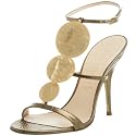Casadei Women's 8061 T-Strap Sandal,Bronzo,6.5 M
