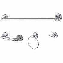 Ultra Hardware 27533 Nassau 4-Piece Bath Accessory Set, Chrome