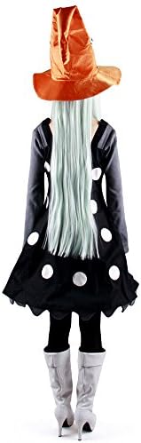 Miccostumes Women's Soul Eater Eruka Frog Cosplay Costume Extra Large Black and Orange