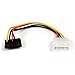 STARTECH.COM 6IN 4 PIN MOLEX TO RIGHT ANGLE SATA POWER CABLE ADAPTER
