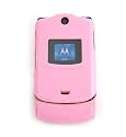Contour Case for Motorola V3 Razr V3, V3c, V3i, V3t, V3e + Full Cover Armand for Your Motorola Razr V3, V3c, V3i, V3t, V3e (Baby Pink)