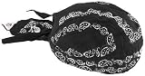 ZanHeadgear Flydanna Black Skull Paisley