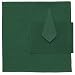 Durable Hand Woven 100% Cotton Placemat 12x18 Inches Forest Green S/6