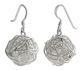 Earrings, 'Wicker Ball' 0.8 W 1.4 L