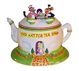 Handpainted Earthenware Alice in Wonderland Cookie Jar