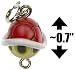 Red Koopa Shell ~0.7" Mini Figure - New Super Mario Bros Wii Zipper Pull/Charm Series (Japanese Import)_s-1