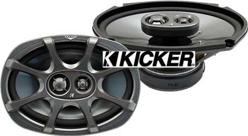 Kicker 08KS6930 6x9 3-Way Triaxial 300W KS Series Car Speakers : KS6930