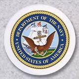 AutoCoaster ~ Navy ~ Tile Drink Coaster for car cupholder ~ code 558