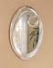 Q Frame Contemporary Oval Beveled Mirror In Silver Finish By Coaster Furniture