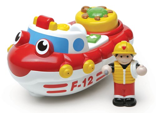 Childrens Toyshop  Toys : Wow - Fireboat Felix Super Squirting Water Toy Bath Set
