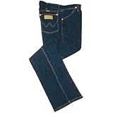 Wrangler? 36 Inseam Cowboy - cut Stretch Denim Jeans Navy