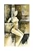 Contemporary Seated Nude I by Jennifer Goldberger. ART GICLEE ON CANVAS with 3/4 inch...