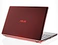 iPearl mCover Hard Shell Case for 15.6" ASUS X551MAV series laptop - Red