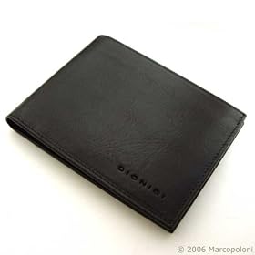 Buy Mens Leather Wallet with Privacy ID Flap - Handmade in Italy by Dionigi