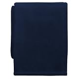Microplush Fuzzy Blanket - Navy (Twin XL)