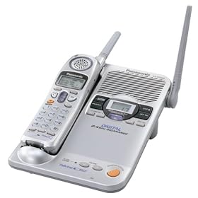 Panasonic KX-TG2248S 2.4 GHz Digital Cordless Phone Answering System with Talking Caller ID