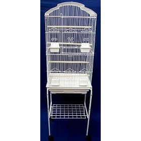 Canary Parakeet Cockatiel Lovebird finch Bird Cages With Stand On Wheels - 18