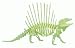 BULLYLAND 61226 - Bastelskelett, Dimetrodon