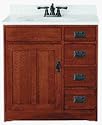 Sunnywood Prod. FR3021D Franciscan 30 x 21 Vanity Base