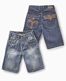 Request Boys Dark Angel Denim Shorts