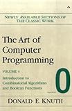 The Art of Computer Programming, Volume 4, Fascicle 0: Introduction to Combinatorial Algorithms and Boolean Functions