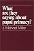 Book What Are They Saying About Papal Primacy