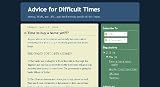 Advice For Difficult Times Picture