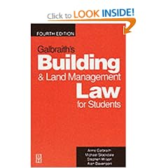 Galbraith's Building and Land Management Law for Students