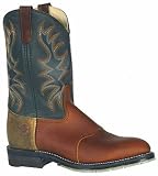 Double H 10 Inch Work Roper In Navy And Brown