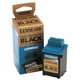 Click here to buy Lexmark #50 Black Ink Cartridge (17G0050) by Lexmark.