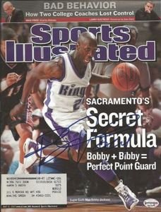 Bobby Jackson Signed Sacramento Kings Sports Illustrated 5/12/2003