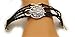 Wolf Infinity Silver Color Black Wax Cords Leather Braid Bracelet Rope Leather Bracelet