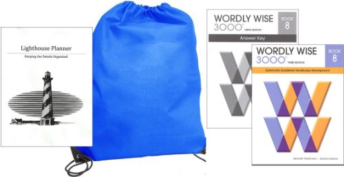 Wordly Wise 3000 Grade 8 w/ Answer Key homeschool kit in a bag