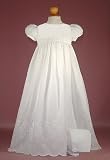 Swiss Heritage Embroidered 100% Cotton Heirloom Christening Gown