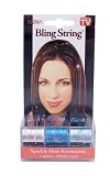Bling String: Silver, Blue, Teal