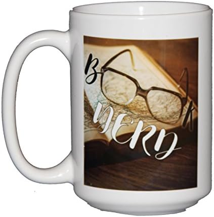 Coffee Mugs for Nerds, Geeks, and Board Game Enthusiasts (Book Nerd)