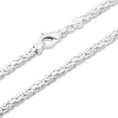 925 Silberkette: K�nigskette Silber 3,5mm breit - L�nge frei w�hlbar KK0035