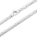 925 Silberkette: K�nigskette Silber 3,5mm breit - L�nge frei w�hlbar KK0035