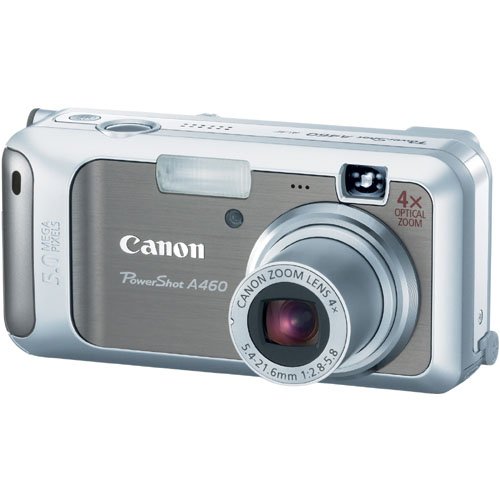 Canon PowerShot A460 5.0MP Digital Camera with 4x Optical Zoom (Silver)