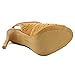 Vince Camuto Waver Women Open-Toe Leather Tan Bootie