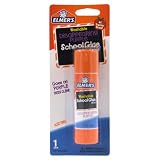 Elmers Washable Dissappearing Purple School Glue Stick, Single Stick, 6 Grams (E1560)